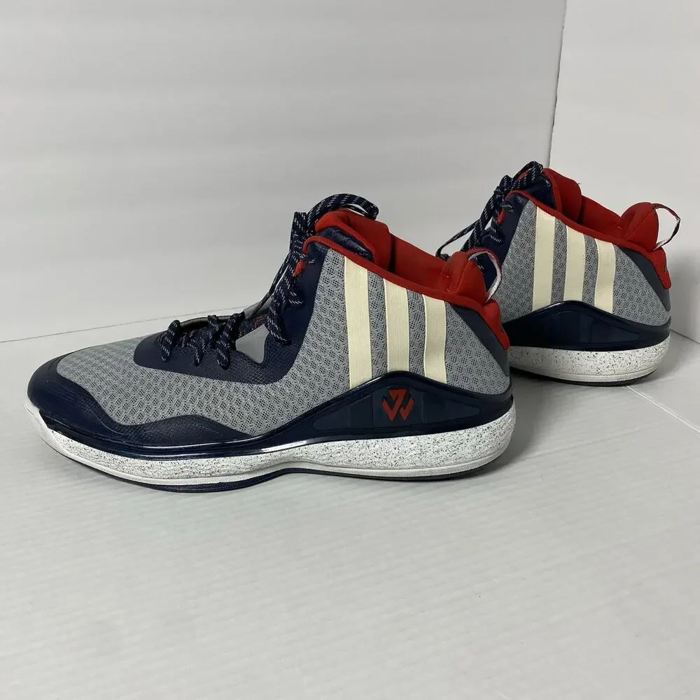 Adidas John Wall 1 Gray‎ Basketball Mens Shoes 13 Sneakers Athletic High Top Sig
